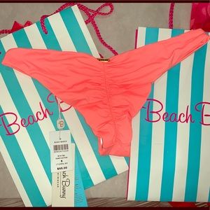 Beach Bunny NWT orange skimpy bikini bottoms